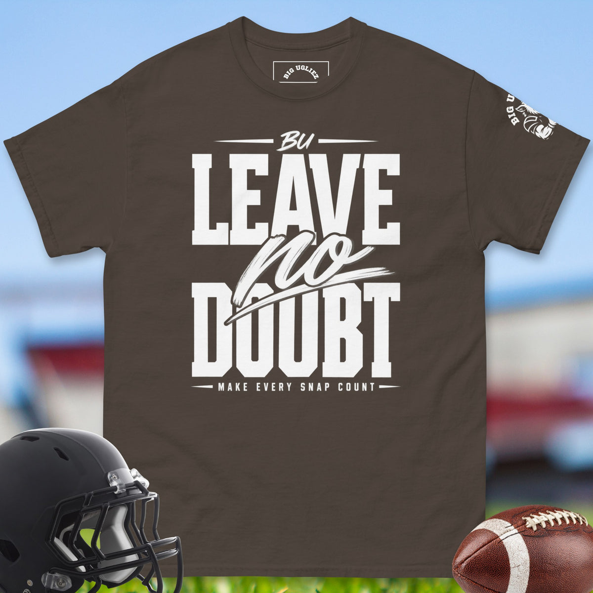leave-no-doubt-offensive-linemen-t-shirts-by-big-ugliez-in-dark-chocolate