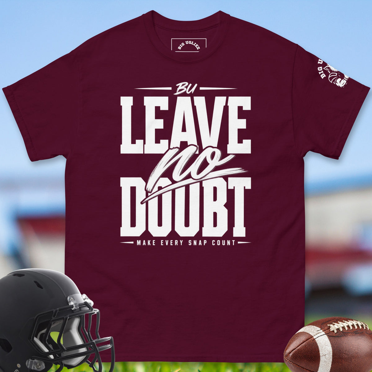 leave-no-doubt-offensive-linemen-t-shirts-by-big-ugliez-in-maroon