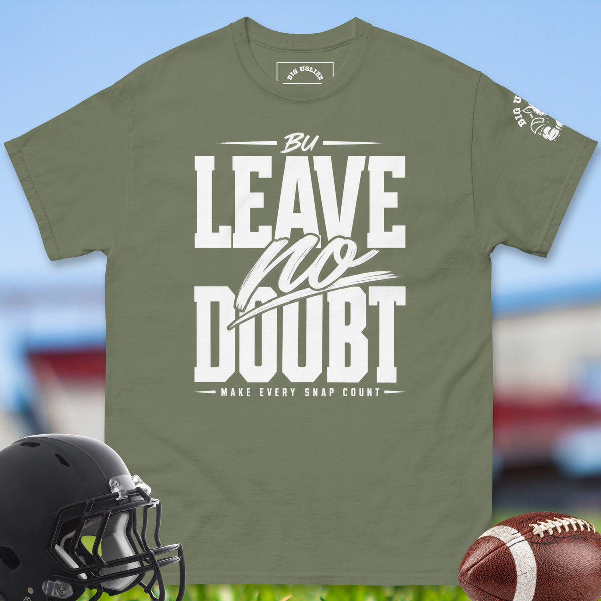 leave-no-doubt-offensive-linemen-t-shirts-by-big-ugliez-in-military-green