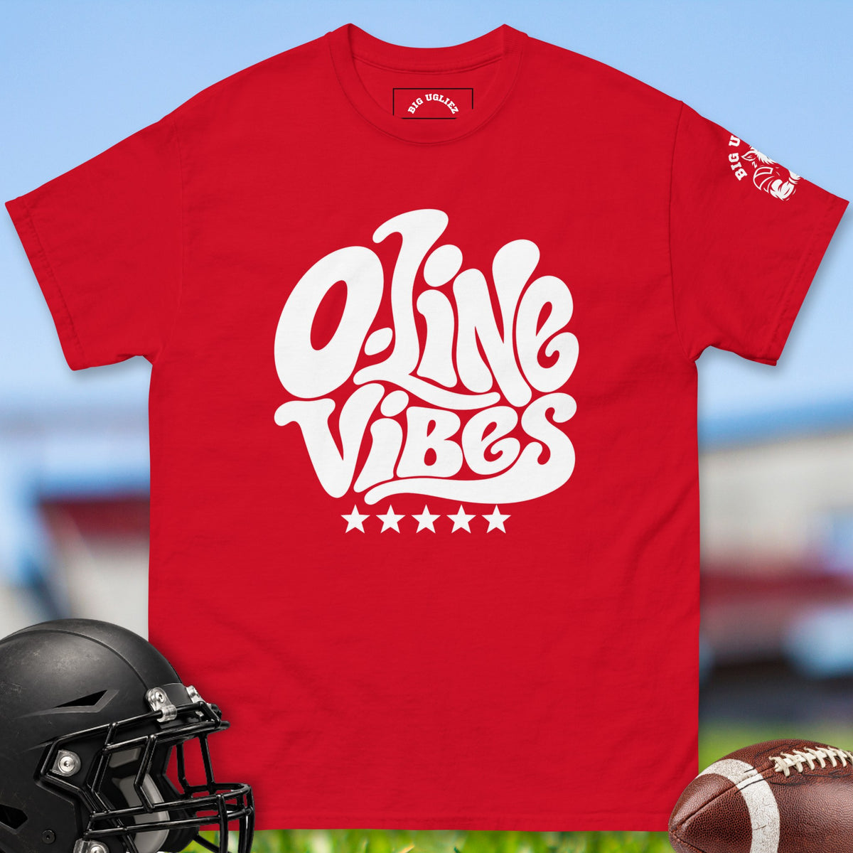 o-line-vibes-offensive-linemen-t-shirts-by-big-ugliez-in-red
