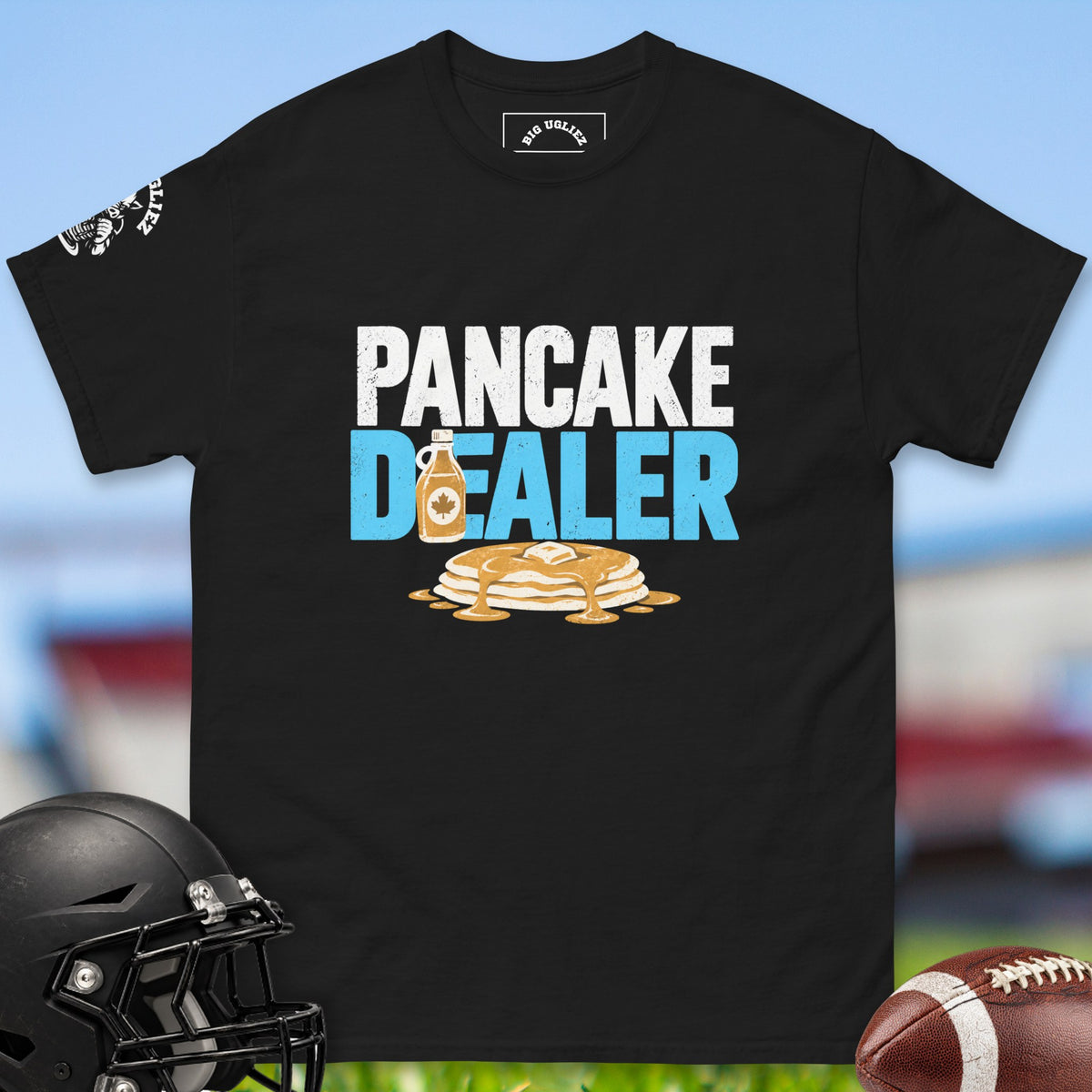 pancake-dealer-offensive-linemen-t-shirts-by-big-ugliez-in-black