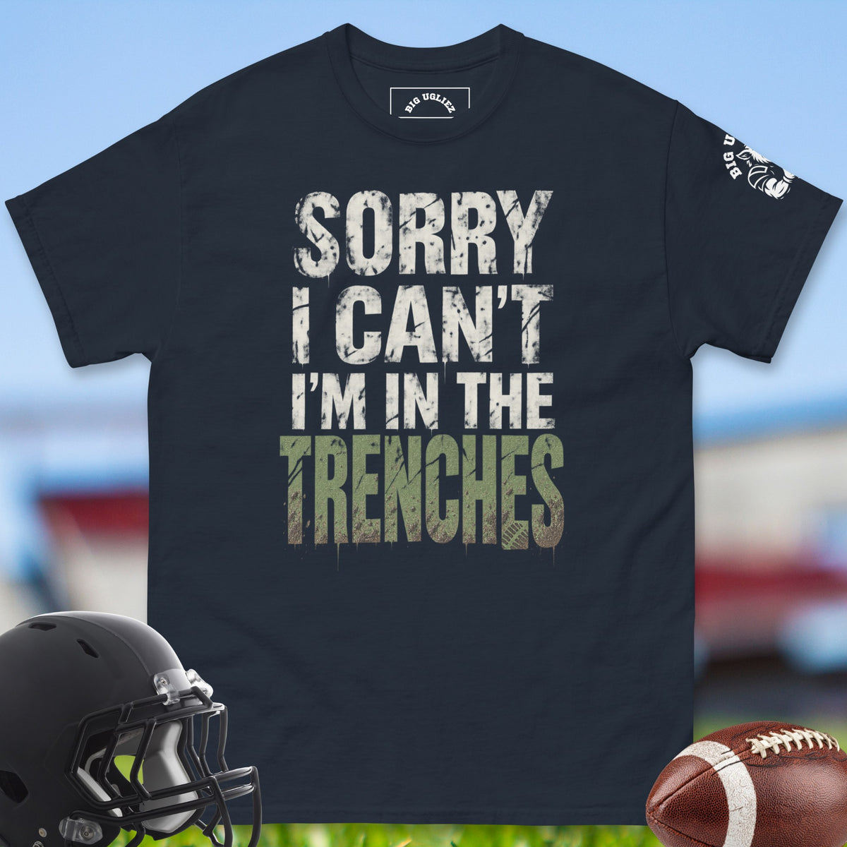 sorry-i-cant-im-in-the-trenches-offensive-linemen-t-shirts-by-big-ugliez-in-navy