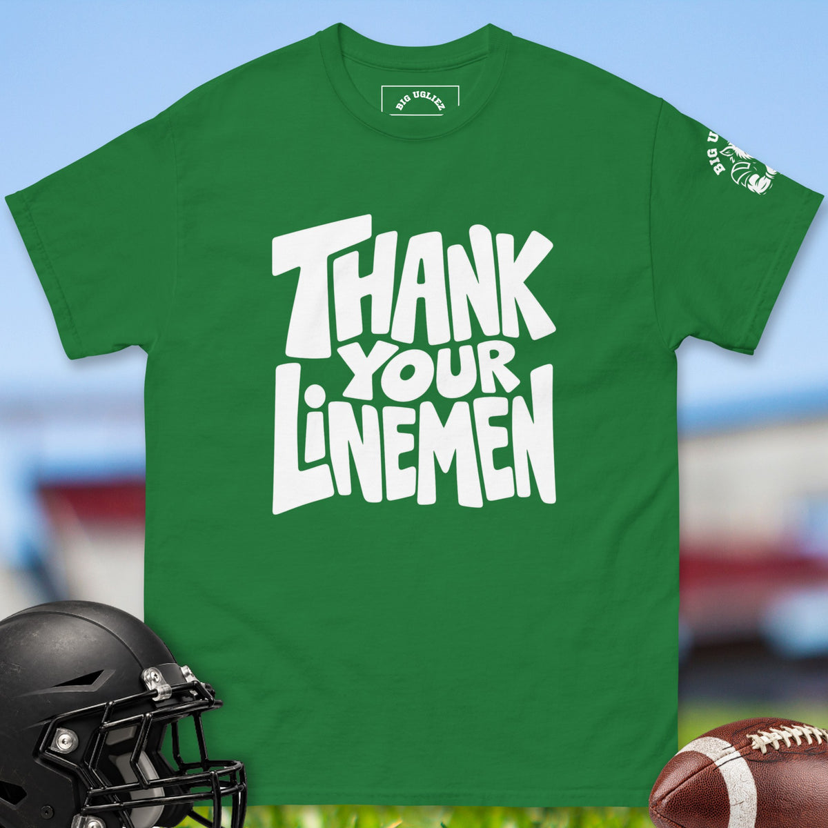 thank-your-linemen-offensive-linemen-t-shirts-by-big-ugliez-in-turf-green