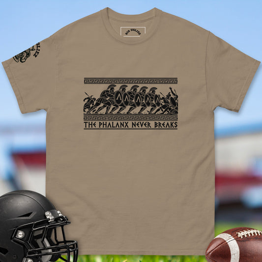 the-phalanx-never-breaks-offensive-linemen-t-shirts-by-big-ugliez-in-brown-savana