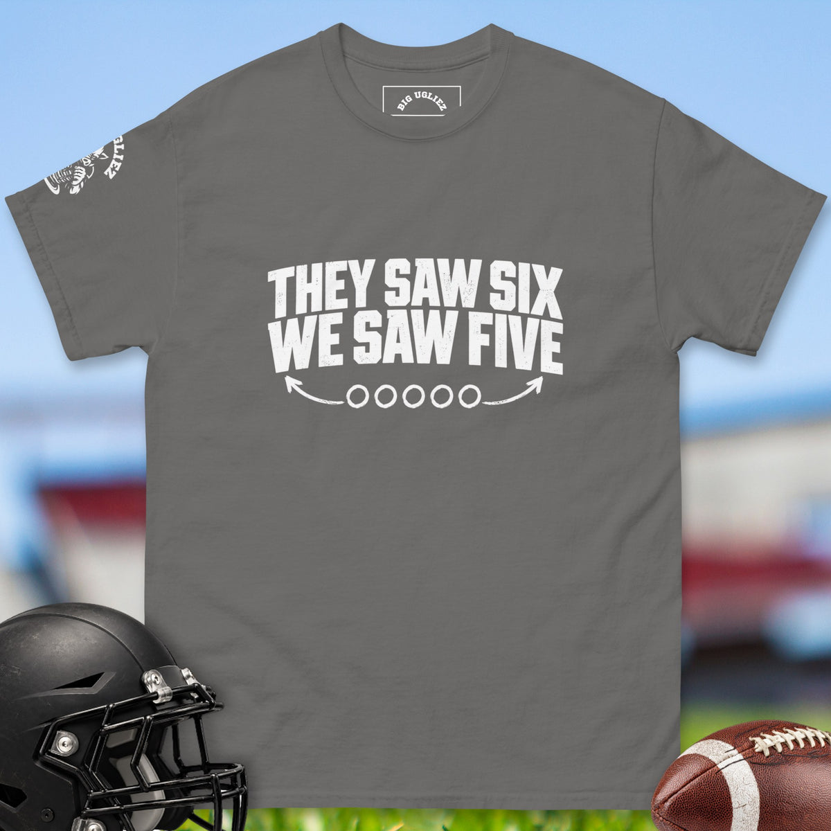 they-saw-six-we-saw-five-offensive-linemen-t-shirts-by-big-ugliez-in-charcoal