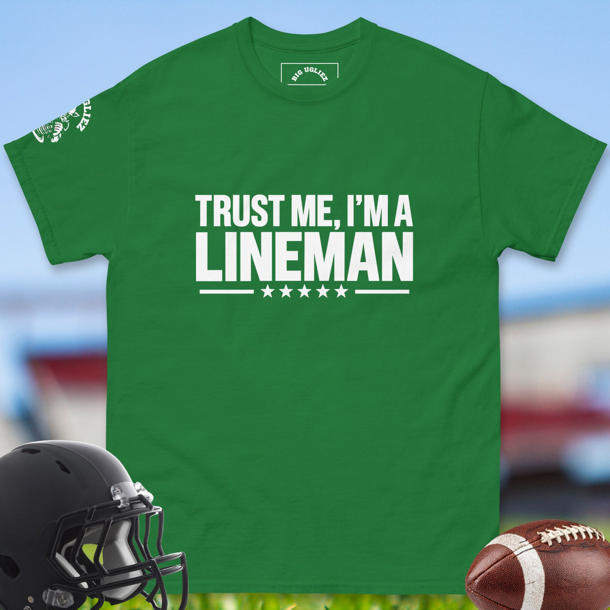 trust-me-i-m-a-lineman-offensive-linemen-t-shirts-by-big-ugliez-in-turf-green