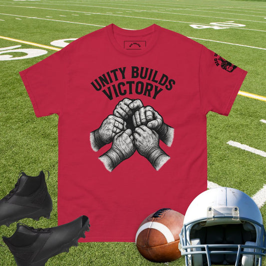 Unity Builds Victory O-Line football shirt design for offensive linemen