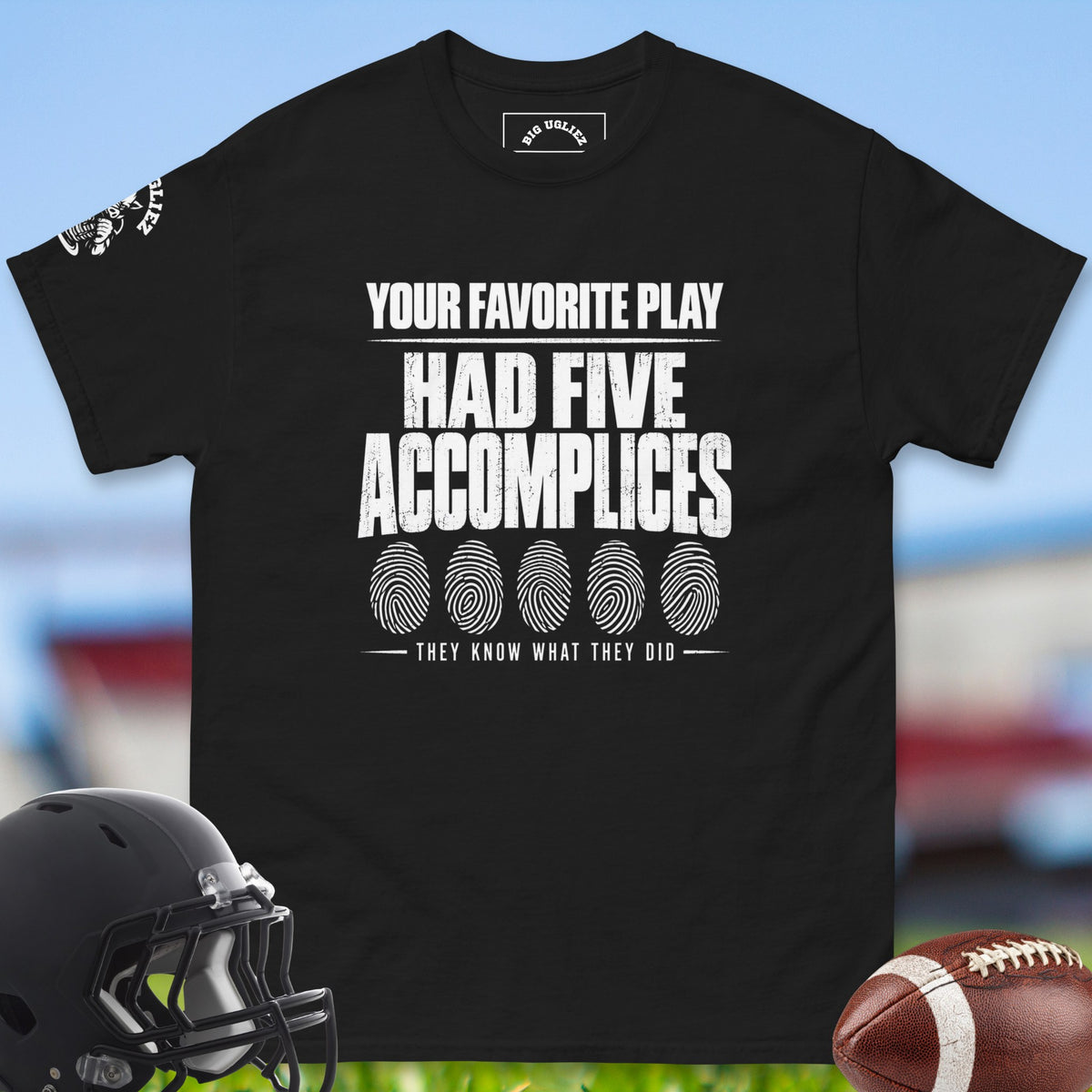 your-favorite-play-had-five-accomplices-offensive-linemen-t-shirts-by-big-ugliez-in-black