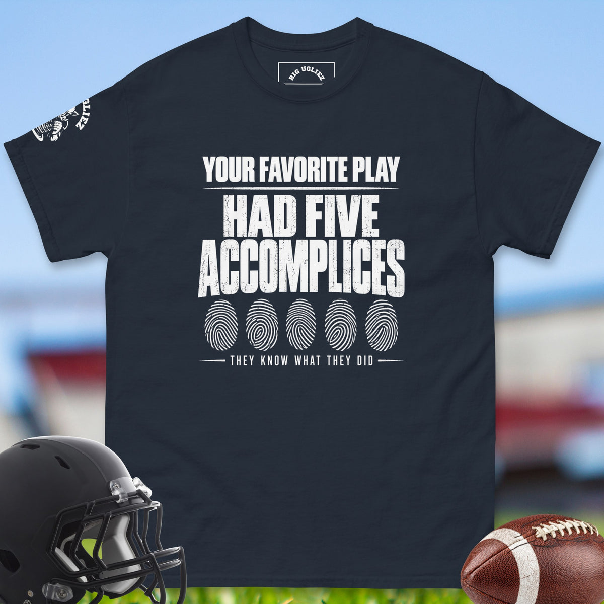 your-favorite-play-had-five-accomplices-offensive-linemen-t-shirts-by-big-ugliez-in-navy